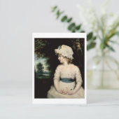 シンプル – テオフィリア・ガトキ恋しく思ンのポートレート ポストカード (スタンド正面)