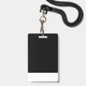 シンプル ネーム 日付 VIP オールアクセスパス コンサート バッジ (裏面（ネックストラップ付）)