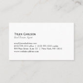 シンプル/ハウスロゴII 名刺 (裏面)