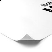 シンプル ハウ メニー キッセス ブライダル シャワー ゲーム ポスター (角)