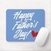 シンプル・ハッピーファーザー・デイ・カリグラフィー |マウスパッド マウスパッド (マウス)