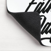 シンプル・ハッピーファーザー・デイ・カリグラフィー |マウスパッド マウスパッド (コーナー)