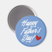 シンプル・ハッピーファーザー・デイ・カリグラフィー |マグネット マグネット (正面/裏面)