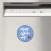 シンプル・ハッピーファーザー・デイ・カリグラフィー |マグネット マグネット (インサイチュ (食洗機))