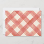 シンプル ファーム ファン 1歳の誕生日 招待状 (裏面)