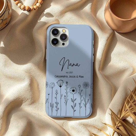 シンプル フラワーナナ カスタム タイトル Case-Mate iPhoneケース