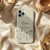 シンプル フラワーナナ カスタム タイトル Case-Mate iPhoneケース