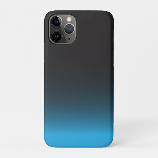 シンプル ブラック&ブルー iPhone 7 カー'ス、タ'フ Case-Mate iPhoneケース (裏)