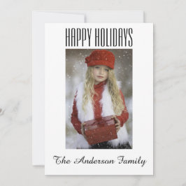 シンプル ブラック ホワイト ゴールド フォト クリスマス