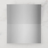 シンプル ブルー プレイスカード (内部開封)