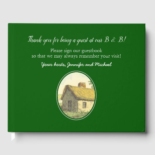 シンプル、プレーンBとBゲストブック ゲストブック (正面)