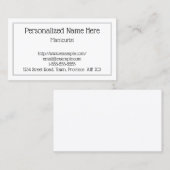 シンプル&プレーンManicurist名刺 名刺 (正面/裏面)