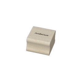 シンプル プロフェッショナル ビジネス 1" x 1" ラバースタンプ