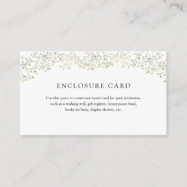 シンプル ベイビーズ ブレス エンクロージャー カード