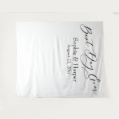 シンプル ベストデイ エバー フォト バックドロップ タペストリー (正面(横))