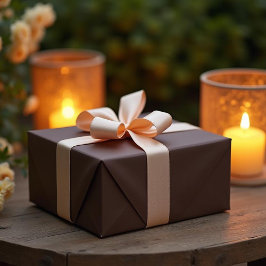 シンプル – ベージュD2AFA1 サテンリボン