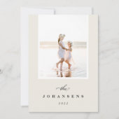 シンプル |ホリデーフォトカード シーズンカード (正面)