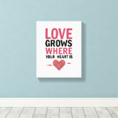 シンプル&ホーエレガントムデコール キャンバスプリント (インサイチュ (ウッドフロア))