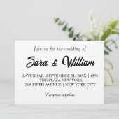 シンプル ボーホ クラフト 結婚式招待状 招待状 (スタンド正面)