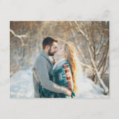 シンプル ボールド セリフ ウェディング ディテール エンクロージャーカード (裏面)