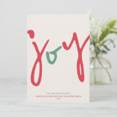 シンプル ボールド フォト ジョイ シーズンカード (スタンド正面)