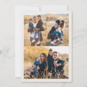 シンプル ボールド フォト ジョイ シーズンカード (裏面)