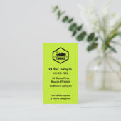 シンプル・ボールド・自動車レッカー業名刺 名刺 (スタンド正面)