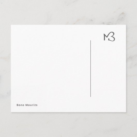 シンプル ポストカード (裏面)