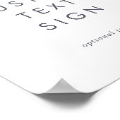 シンプル マウンテン カード＆ギフト オーダーメイド テキスト サイン (角)