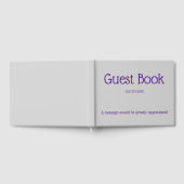 シンプル&ミニマリストジェネリックゲストブック ゲストブック (全面)