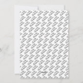 シンプル ミニマルなクリスマス スクリプト ファミリー フォト シーズンカード (裏面)