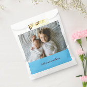 シンプル ミニマル あなたの写真を追加 テキスト クリスマス     F フェイバーバッグ (封をした状態)