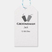 シンプル ミニマル お名前 カスタム ブライズマン ギフト ギフトタグ (裏面)
