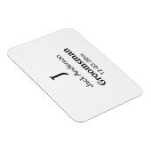 シンプル ミニマル お名前 カスタム ブライズメン マグネット (右側)