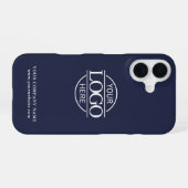 シンプル ミニマル オリジナル ビジネス 法人 ロゴ iPhone 16ケース (裏面横)
