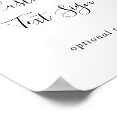 シンプル ミニマル オーダーメイド テキスト サイン (角)