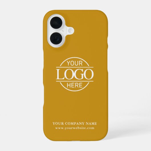 シンプル ミニマル カスタム ビジネス 会社 ロゴ iPhone 16ケース (裏面)