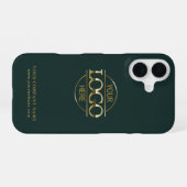 シンプル ミニマル カスタム ビジネス 会社 ロゴ iPhone 16ケース (裏面横)