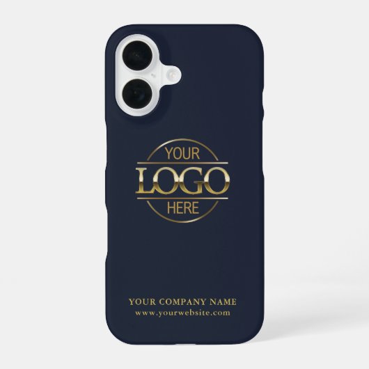 シンプル ミニマル カスタム ビジネス 会社 ロゴ iPhone 16ケース (裏面)