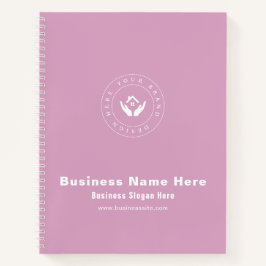 シンプル ミニマル カラー名 | ロゴ & テキストをカスタマイズ ノートブック