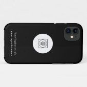 シンプル ミニマル ビジネス ロゴ プロモ iPhone ケース Case-Mate iPhoneケース (裏面(横))