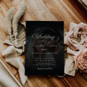 シンプル ミニマル フォト ウェディング 招待状