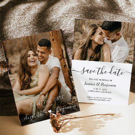 シンプル ミニマル モダン フォト ウェディング セーブザデート