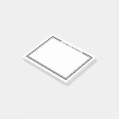 シンプル ミニマル モノグラム ポストイット (アングル)