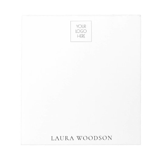 シンプル ミニマル ロゴ ノート (正面)