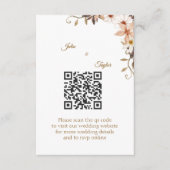 シンプル ミニマル 封入カード エンクロージャーカード (正面)