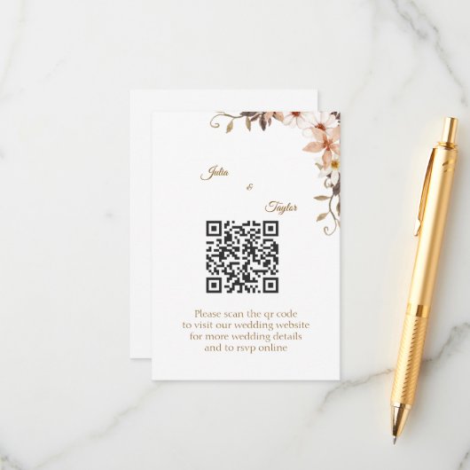 シンプル ミニマル 封入カード エンクロージャーカード (正面/裏面インサイチュ)