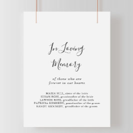 シンプル ミニマル 愛の記憶の看板 ポスター