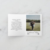 シンプル ミニマル 折りたたみ 招待状 (内部)