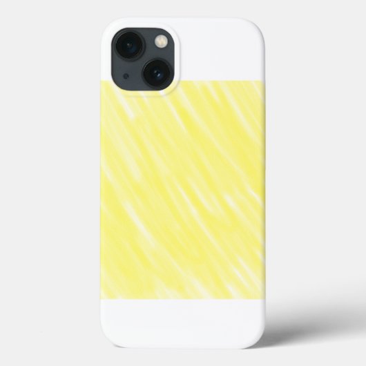 シンプル ミニマル 無地 カスタム イエロー パステル 広告 Case-Mate iPhoneケース (裏面)